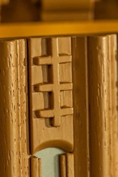 clock details on the side seen on the WestminsterClock