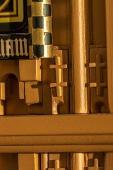clock details from the edge (top) seen on the WestminsterClock